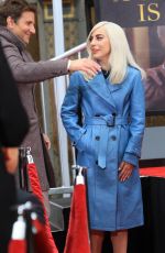 LADY GAGA at Sam Elliot Handprint Ceremony in Hollywood 01/07/2019