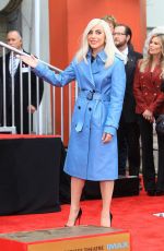 LADY GAGA at Sam Elliot Handprint Ceremony in Hollywood 01/07/2019