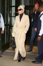 LADY GAGA Leaves Her Hotel in New York 01/09/2019