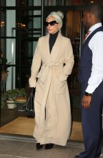LADY GAGA Leaves Her Hotel in New York 01/09/2019