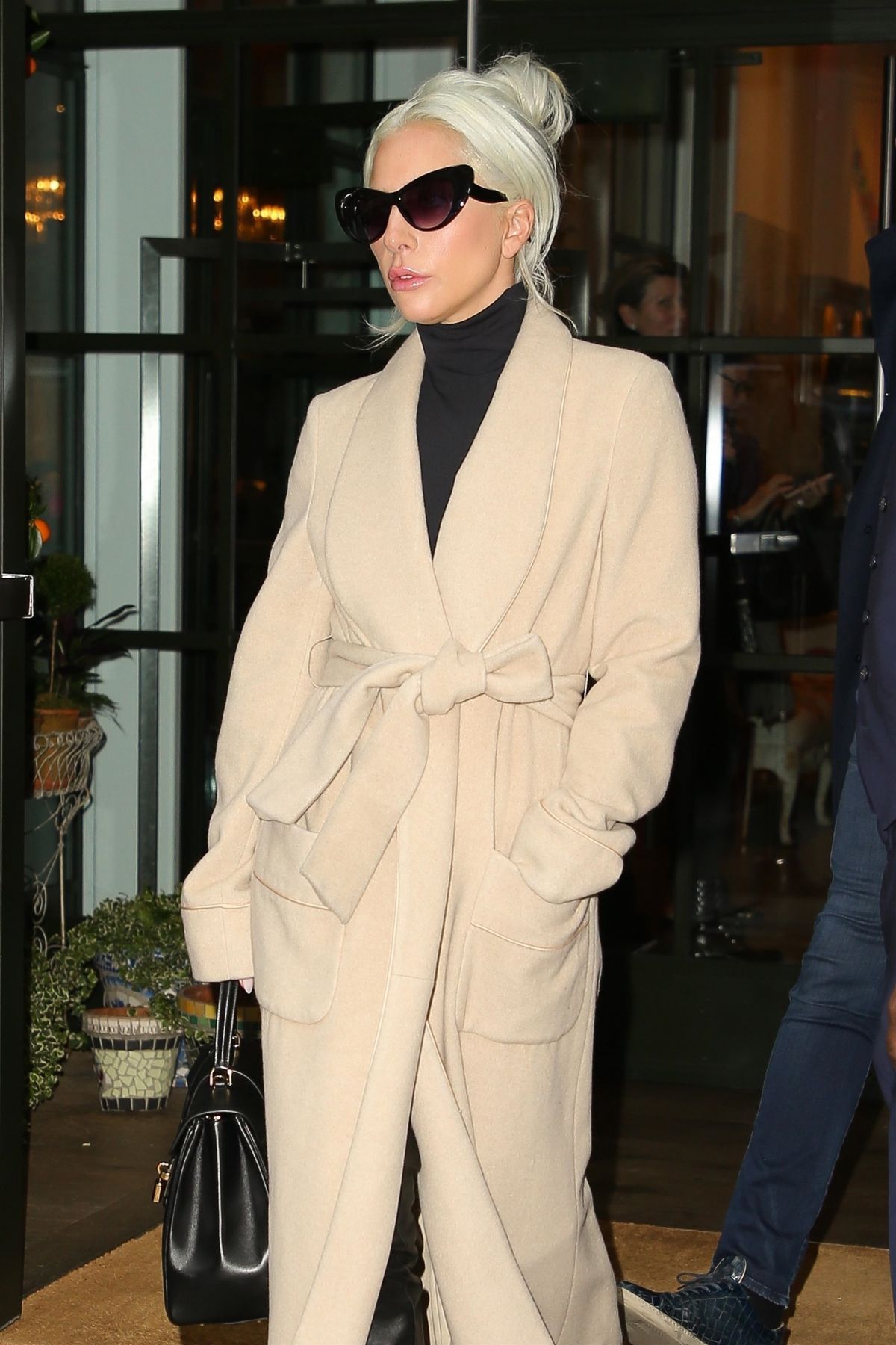 Lady Gaga spotted leaving NY Hotel