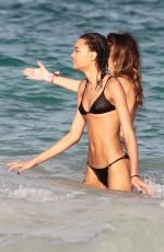 LAMEKA FOX in Bikini at a Beach in Tulum 01/13/2019
