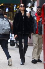 LAMEKA FOX Out for Coffee in New York 01/05/2019