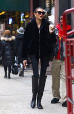 LAMEKA FOX Out for Coffee in New York 01/05/2019