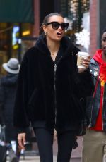 LAMEKA FOX Out for Coffee in New York 01/05/2019