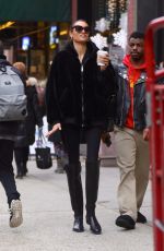 LAMEKA FOX Out for Coffee in New York 01/05/2019