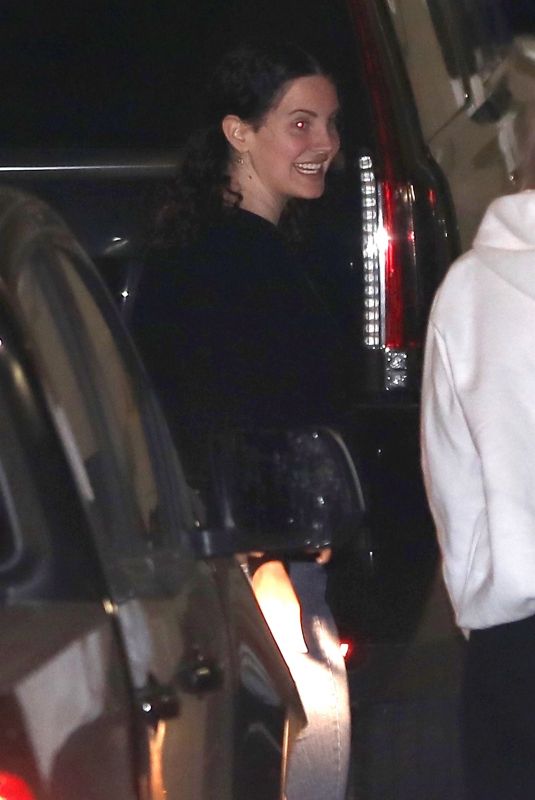 LANA DEL REY Heading to Church in Beverly Hills 01/30/2019