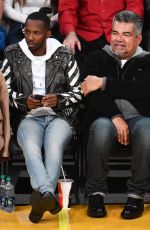 LANA PARRILLA at Los Angeles Lakers vs Chicago Bulls Game in Los Angeles 01/15/2019