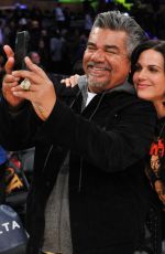 LANA PARRILLA at Los Angeles Lakers vs Chicago Bulls Game in Los Angeles 01/15/2019