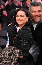 LANA PARRILLA at Los Angeles Lakers vs Chicago Bulls Game in Los Angeles 01/15/2019