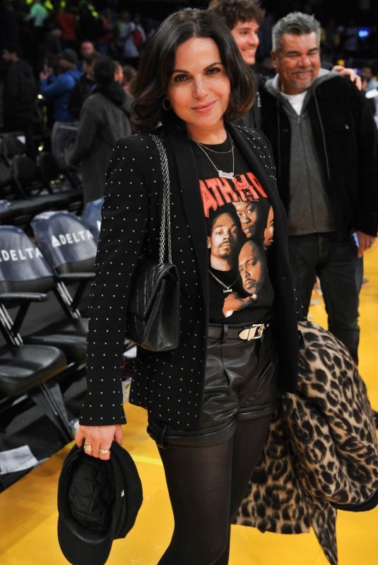 LANA PARRILLA at Los Angeles Lakers vs Chicago Bulls Game in Los Angeles 01/15/2019