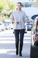 LARA BINGLE Shopping at Celine in Beverly Hills 01/23/2019