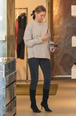 LARA BINGLE Shopping at Celine in Beverly Hills 01/23/2019