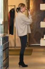 LARA BINGLE Shopping at Celine in Beverly Hills 01/23/2019