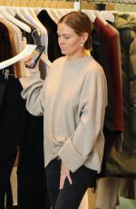 LARA BINGLE Shopping at Celine in Beverly Hills 01/23/2019