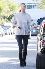 LARA BINGLE Shopping at Celine in Beverly Hills 01/23/2019