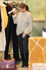 LARA BINGLE Shopping at Celine in Beverly Hills 01/23/2019