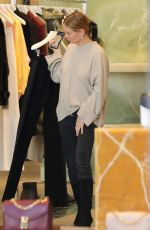 LARA BINGLE Shopping at Celine in Beverly Hills 01/23/2019