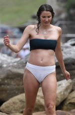 LAURA BYRNE in Bikini at Bondi Beach in Sydney 01/05/2019