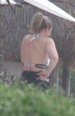 LAUREN ALAINA in Bikini Top on Vacation in Tulum 01/24/2019