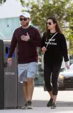 LEA MICHELE and Zandy Reich Out Shopping in Los Angeles 01/26/2019