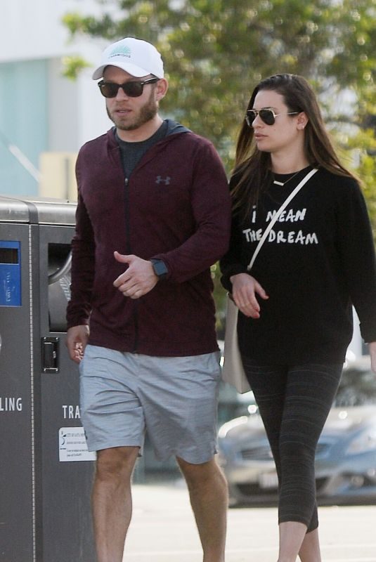 LEA MICHELE and Zandy Reich Out Shopping in Los Angeles 01/26/2019