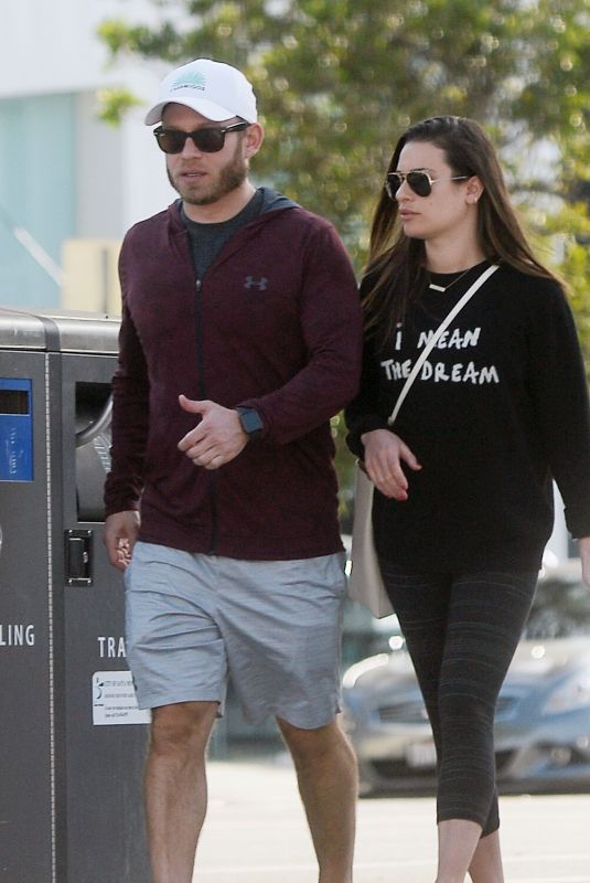 LEA MICHELE and Zandy Reich Out Shopping in Los Angeles 01/26/2019