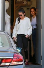 LEA MICHELE Out Sopping in Beverly Hills 01/10/2019