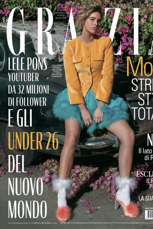 LELE PONS in Grazia Magazine, Italy January 2019