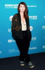 LENA HEADEY at Fighting with My Family Premiere at Sundance Film Festival 01/28/2019