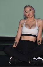 LEONIE MCSORLEY Workout at a New Fitness Space in Manchester 01/14/2019