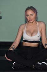 LEONIE MCSORLEY Workout at a New Fitness Space in Manchester 01/14/2019