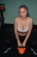 LEONIE MCSORLEY Workout at a New Fitness Space in Manchester 01/14/2019
