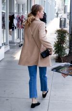 LESLIE MANN Out and About in Beverly Hills 01/11/2019