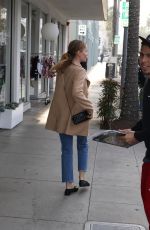 LESLIE MANN Out Shopping in Beverly Hills 01/11/2019