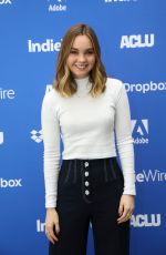 LIANA LIBERATO and KAYA HARWARD at Indiewire Sundance Studio in Park City 01/25/2019