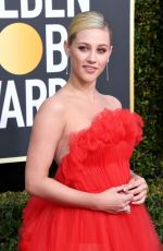 LILI REINHART at 2019 Golden Globe Awards in Beverly Hills 01/06/2019
