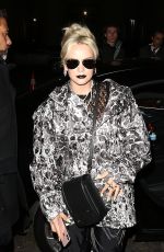 LILY ALLEN Arrives at Dior Homme Fashion Show at Paris Fashion Week 01/18/2019