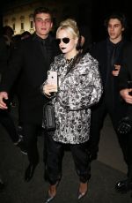 LILY ALLEN Arrives at Dior Homme Fashion Show at Paris Fashion Week 01/18/2019