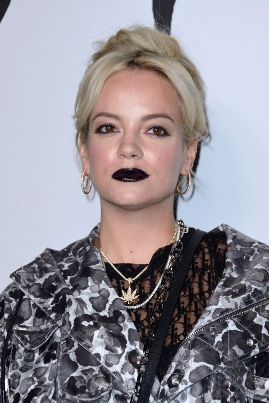 LILY ALLEN at Dior Homme Fashion Show at Paris Fashion Week 01/18/2019