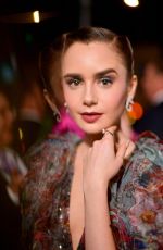 LILY COLLINS at Art of Elysium