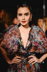 LILY COLLINS at Art of Elysium
