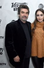 LILY COLLINS at Directv Lodge Presented by At&T in Park City 01/26/2019