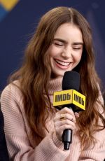 LILY COLLINS at Imdb Studio at 2019 Sundance Film Festival 01/26/2019