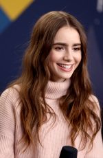 LILY COLLINS at Imdb Studio at 2019 Sundance Film Festival 01/26/2019