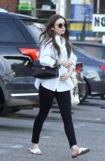 LILY COLLINS Out Shopping in West Hollywood 01/27/2019