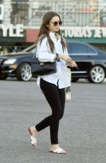 LILY COLLINS Out Shopping in West Hollywood 01/27/2019