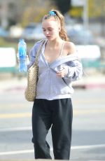 LILY-ROSE DEPP Heading to a Gym in Los Angeles 01/09/2019