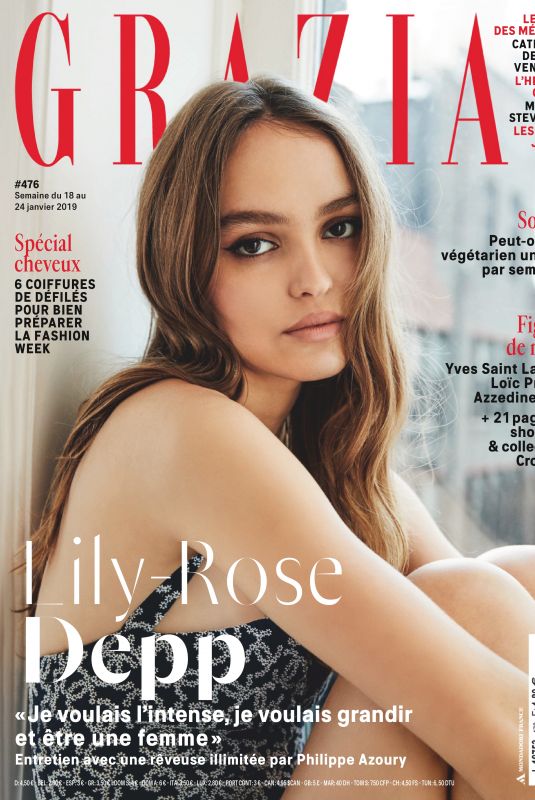 LILY-ROSE DEPP in Grazia Magazine, France january 2019