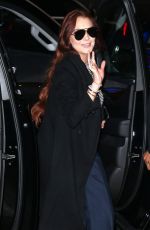LINDSAY LOHAN Arrives at Good Morning America in New York 01/07/2019